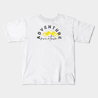 Mountain adventure design Kids T-Shirt